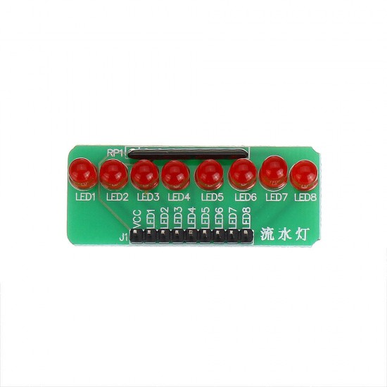 3pcs 8 Way Water Light Marquee 5MM RED LED Light-emitting Diode Single Chip Module Diy Electronic MCU Expansion Module 3pcs 8 Way Water Light Marquee 5MM RED LED Light-emitting Diode Single Chip Module Diy Electronic MCU Expansion Module