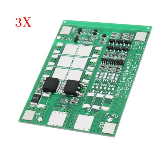 3pcs DC 12V 6A Three String Battery Protection Board Panels Solar Street Lights Sprayer Protection Board With Balanced 3pcs DC 12V 6A Three String Battery Protection Board Panels Solar Street Lights Sprayer Protection Board With Balanced