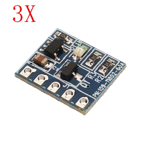 3pcs JYE118 Automatic 3.7V Li-ion Battery Charger With Switch LTC4054 800mA Breakout Module Board