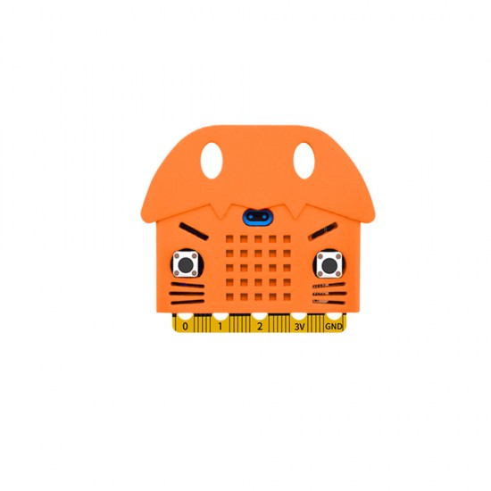 3pcs Orange Silicone Protective Enclosure Cover For Motherboard Type C Cat Model 3pcs Orange Silicone Protective Enclosure Cover For Motherboard Type C Cat Model