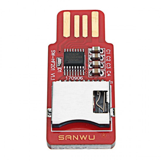 3pcs SANWU HF201 Readable And Writeable TF Card Reader Micro SD Card / Mobile Phone Memory Card T-Flash Card Module Support Plug And Play Hotplug