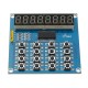 3pcs TM1638 3-Wire 16 Keys 8 Bits Keyboard Buttons Display Module Digital Tube Board Scan And Key LED for Arduino - products that work with official Arduino boards 3pcs TM1638 3-Wire 16 Keys 8 Bits Keyboard Buttons Display Module Digital Tube Board Scan And Key LED for Arduino - products that work with official Arduino boards