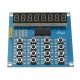 3pcs TM1638 3-Wire 16 Keys 8 Bits Keyboard Buttons Display Module Digital Tube Board Scan And Key LED for Arduino - products that work with official Arduino boards