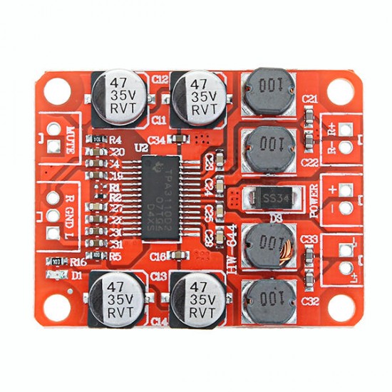 3pcs TPA3110 DC 8-26V 12V 24V 2x15W Dual Channel Stereo Digital Power Amplifier Board Module For 4/6/8/10 Ohm Speaker