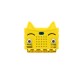 3pcs Yellow Silicone Protective Enclosure Cover For Motherboard Type A Cat Model