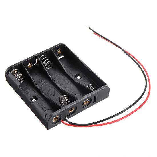 4 Slots AAA Battery Box Battery Holder Board for 4 x AAA Batteries DIY kit Case 4 Slots AAA Battery Box Battery Holder Board for 4 x AAA Batteries DIY kit Case