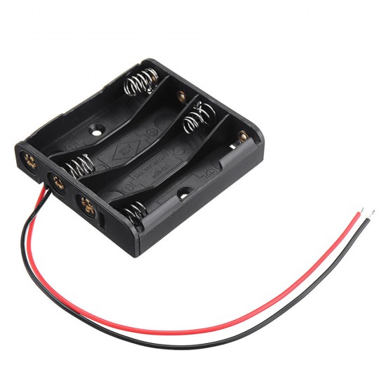 4 Slots AAA Battery Box Battery Holder Board for 4 x AAA Batteries DIY kit Case 4 Slots AAA Battery Box Battery Holder Board for 4 x AAA Batteries DIY kit Case