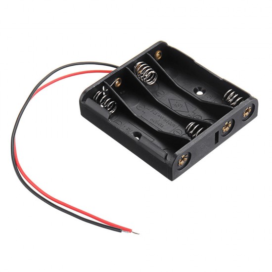 4 Slots AAA Battery Box Battery Holder Board for 4 x AAA Batteries DIY kit Case 4 Slots AAA Battery Box Battery Holder Board for 4 x AAA Batteries DIY kit Case