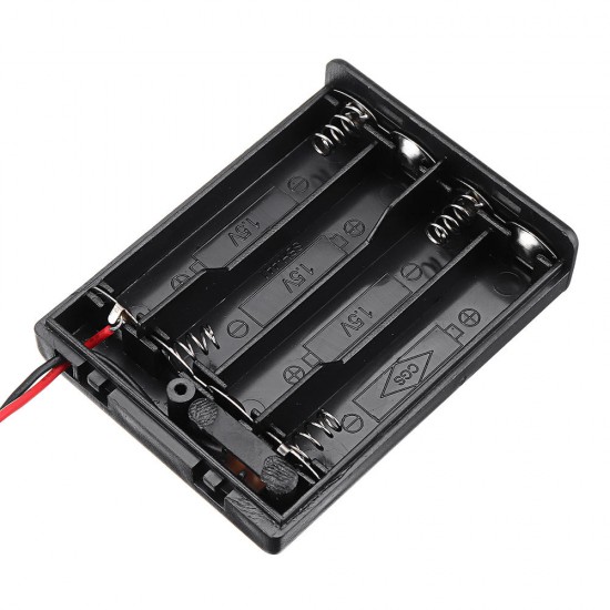 4 Slots NO.7 AAA Battery Box Battery Holder Board with Switch for 4 x AAA Batteries DIY kit Case