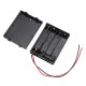 4 Slots NO.7 AAA Battery Box Battery Holder Board with Switch for 4 x AAA Batteries DIY kit Case 4 Slots NO.7 AAA Battery Box Battery Holder Board with Switch for 4 x AAA Batteries DIY kit Case