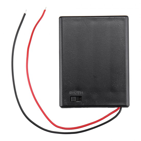 4 Slots NO.7 AAA Battery Box Battery Holder Board with Switch for 4 x AAA Batteries DIY kit Case 4 Slots NO.7 AAA Battery Box Battery Holder Board with Switch for 4 x AAA Batteries DIY kit Case