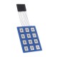 4 x 3 Matrix Array 12 Key Keypad Keyboard Sealed Membrane 4*3 Button Pad with Sticker Switch