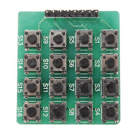 4 x 4 16-Key Matrix Keypad Keyboard Module 16 Buttons 4 x 4 16-Key Matrix Keypad Keyboard Module 16 Buttons