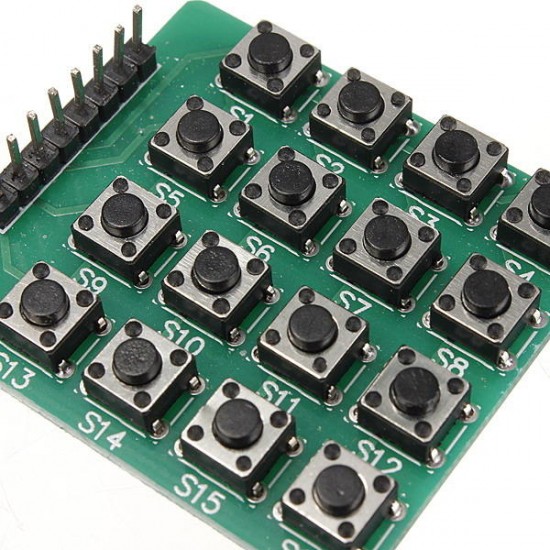4 x 4 16-Key Matrix Keypad Keyboard Module 16 Buttons 4 x 4 16-Key Matrix Keypad Keyboard Module 16 Buttons
