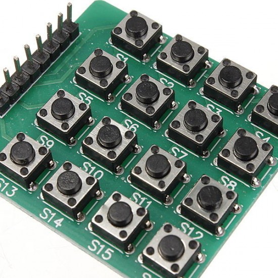 4 x 4 16-Key Matrix Keypad Keyboard Module 16 Buttons