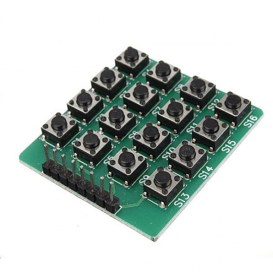 4 x 4 16-Key Matrix Keypad Keyboard Module 16 Buttons 4 x 4 16-Key Matrix Keypad Keyboard Module 16 Buttons