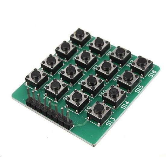 4 x 4 16-Key Matrix Keypad Keyboard Module 16 Buttons