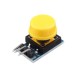 50Pcs 12x12mm Key Switch Module Touch Tact Switch Push Button Non-locking With Cap Red/Black/Yellow/Green/Blue