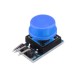 50Pcs 12x12mm Key Switch Module Touch Tact Switch Push Button Non-locking With Cap Red/Black/Yellow/Green/Blue