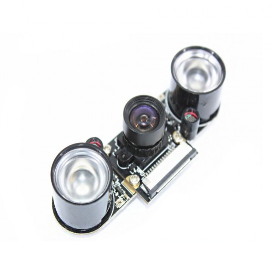 5MP Night Vision Fisheye Camera Module OV5647 5 Megapixels 100° Focal Adjustable Camera Board