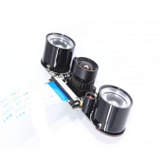 5MP Night Vision Fisheye Camera Module OV5647 5 Megapixels 100° Focal Adjustable Camera Board