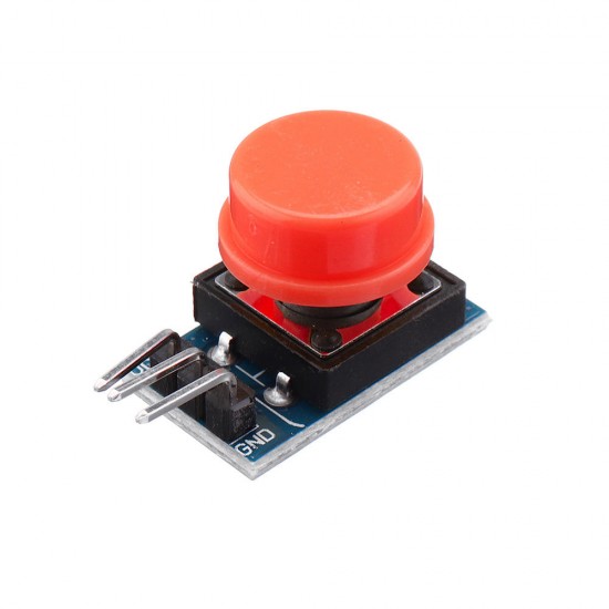 5Pcs 12x12mm Key Switch Module Touch Tact Switch Push Button Non-locking With Cap Red/Black/Yellow/Green/Blue