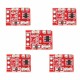 5Pcs 2.5-5.5V TTP223 Capacitive Touch Switch Button Self Lock Module 5Pcs 2.5-5.5V TTP223 Capacitive Touch Switch Button Self Lock Module