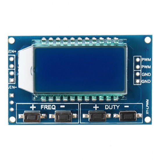 5pcs 1Hz-150Khz 3.3V-30V Signal Generator PWM Pulse Frequency Duty Cycle Adjustable Module LCD Display Board