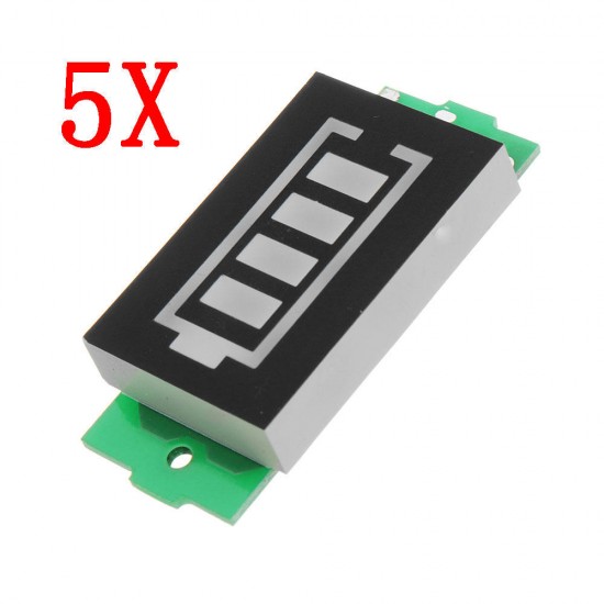 5pcs 1S Lithium Battery Pack Power Indicator Board Electric Vehicle Battery Power 5pcs 1S Lithium Battery Pack Power Indicator Board Electric Vehicle Battery Power