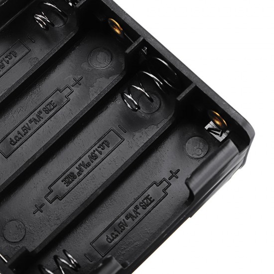 5pcs 4 Slots NO.5 Battery Holder Plastic Case Storage Box for 4*NO.5 Battery