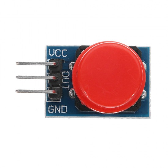 5pcs Big Key Module Push Button Switch Module With Hat High Level Output Electronic Switch Module