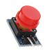 5pcs Big Key Module Push Button Switch Module With Hat High Level Output Electronic Switch Module