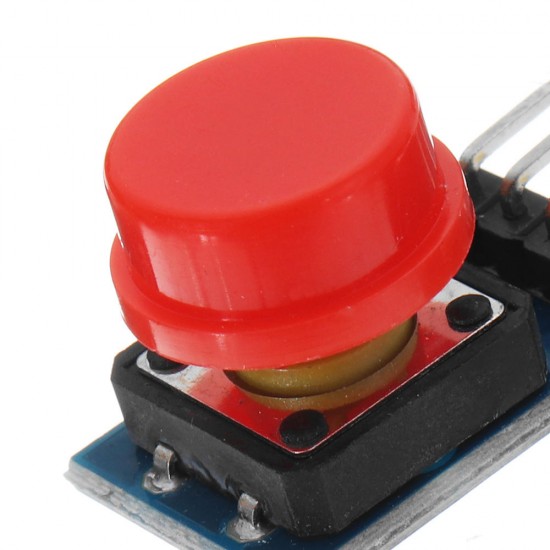 5pcs Big Key Module Push Button Switch Module With Hat High Level Output Electronic Switch Module