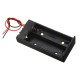 5pcs Plastic Battery Holder Storage Box Case Container w/ON/OFF Switch For 2x18650 Batteries 3.7V