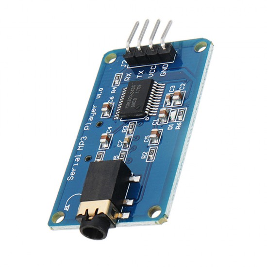 5pcs Wemos YX6300 UART TTL Serial Control MP3 Music Player Module Support Micro SD/SDHC Card For /AVR/ARM/PIC 3.2-5.2V