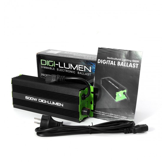 600W Horticulture Electronic Watt Dimmable Digital Grow Light Ballast for MH HPS 600W Horticulture Electronic Watt Dimmable Digital Grow Light Ballast for MH HPS