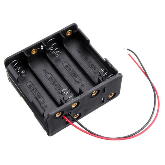 8 Slots AA Battery Holder Plastic Case Storage Box for 8*AA Battery