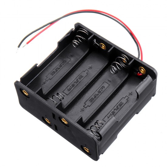 8 Slots AA Battery Holder Plastic Case Storage Box for 8*AA Battery