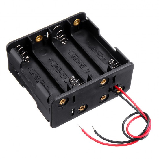 8 Slots AA Battery Holder Plastic Case Storage Box for 8*AA Battery 8 Slots AA Battery Holder Plastic Case Storage Box for 8*AA Battery