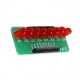 8 Way Water Light Marquee 5MM RED LED Light-emitting Diode Single Chip Module Diy Electronic MCU Expansion Module