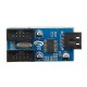 9Pin USB Header Male 1 to 4 Female Extension Splitter Cable 9 Port Multiplier Board 9Pin USB Header Male 1 to 4 Female Extension Splitter Cable 9 Port Multiplier Board