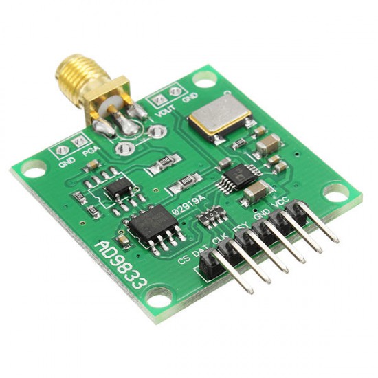 AD9833 DDS Signal Generator Module 0-12.5MHz Square / Triangle / Sine Wave AD9833 DDS Signal Generator Module 0-12.5MHz Square / Triangle / Sine Wave