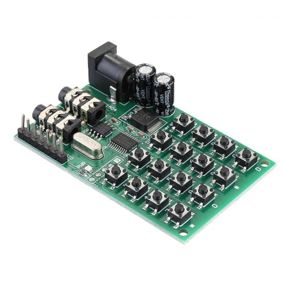 AE11A04 DTMF Audio Signal Generator Module Voice Dual Encoder Transmitter Board for MCU Keyboard 5 - 24VDC AE11A04 DTMF Audio Signal Generator Module Voice Dual Encoder Transmitter Board for MCU Keyboard 5 - 24VDC
