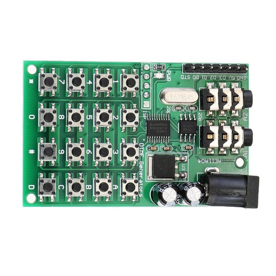 AE11A04 DTMF Audio Signal Generator Module Voice Dual Encoder Transmitter Board for MCU Keyboard 5 - 24VDC AE11A04 DTMF Audio Signal Generator Module Voice Dual Encoder Transmitter Board for MCU Keyboard 5 - 24VDC