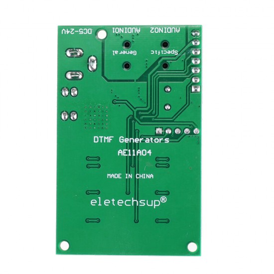 AE11A04 DTMF Audio Signal Generator Module Voice Dual Encoder Transmitter Board for MCU Keyboard 5 - 24VDC AE11A04 DTMF Audio Signal Generator Module Voice Dual Encoder Transmitter Board for MCU Keyboard 5 - 24VDC