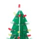 Assembled Christmas Tree LED Color Light Electronic 3D Decoration Tree Children Gift Ordinary Version