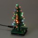Assembled Christmas Tree RGB LED Color Light Electronic 3D Decoration Tree Children Gift Upgraded Version
