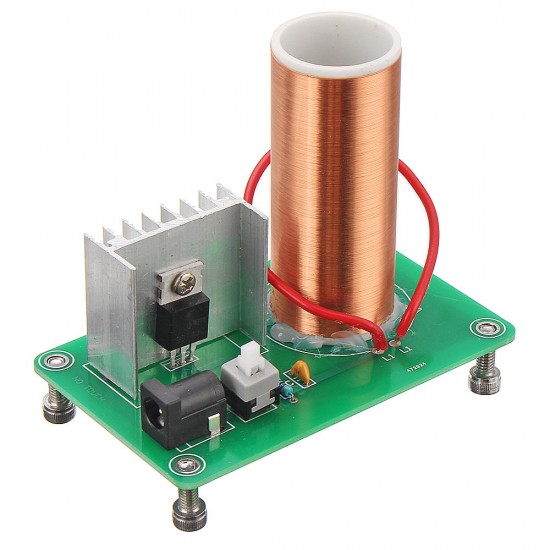 Assembled Tesla Coil Mini Plasma 15W 2A DC 15-24V Module