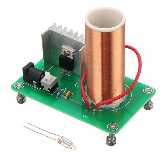 Assembled Tesla Coil Mini Plasma 15W 2A DC 15-24V Module Assembled Tesla Coil Mini Plasma 15W 2A DC 15-24V Module