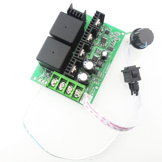 CCM6DS-B 40A PWM DC Brush Motor Speed Controller 12V/24V/36V Speed Switch Bidirectional Reverse Switch CCM6DS-B 40A PWM DC Brush Motor Speed Controller 12V/24V/36V Speed Switch Bidirectional Reverse Switch